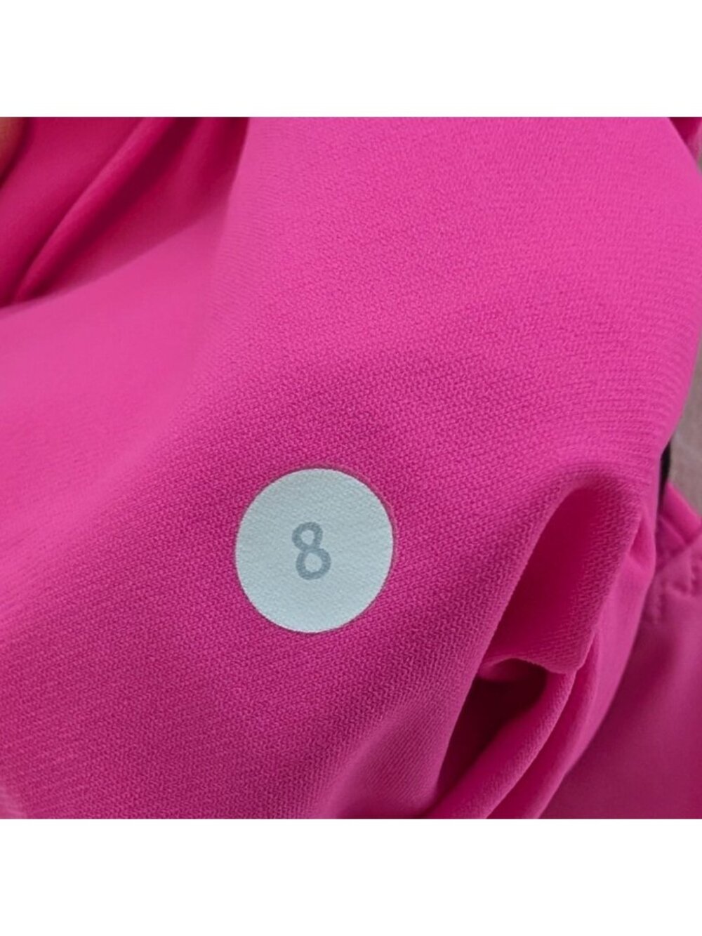 Lululemon Womens Neon Pink Paceline Cycling Jacket Size 8 Zip Up Reflective Deta - Picture 3 of 12